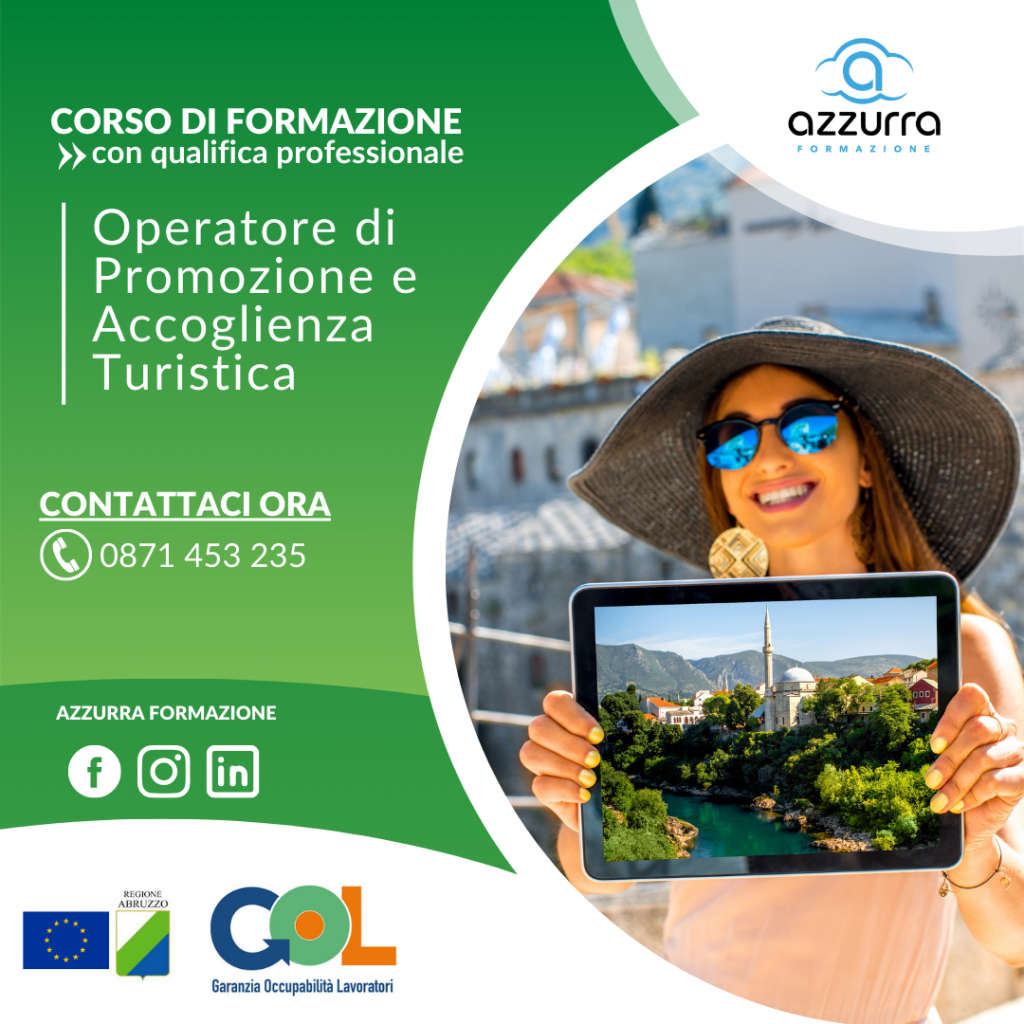 Corso operatore di promozione e accoglienza turistica GOL